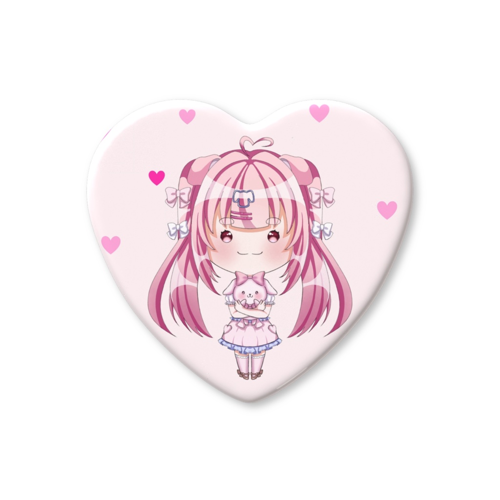 🎀みゅあの♡型缶ばっじ🎀