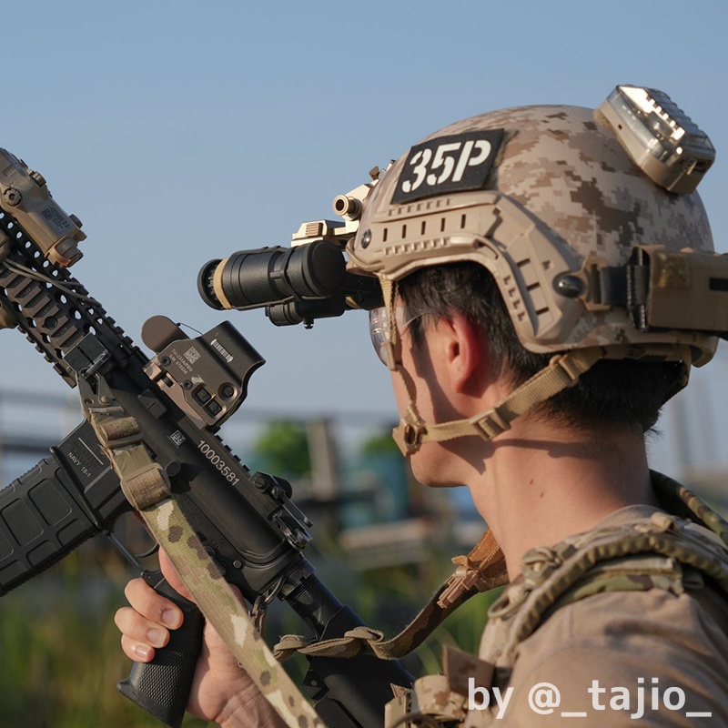 35P/4*P コールサイン風ワッペン(蓄光)