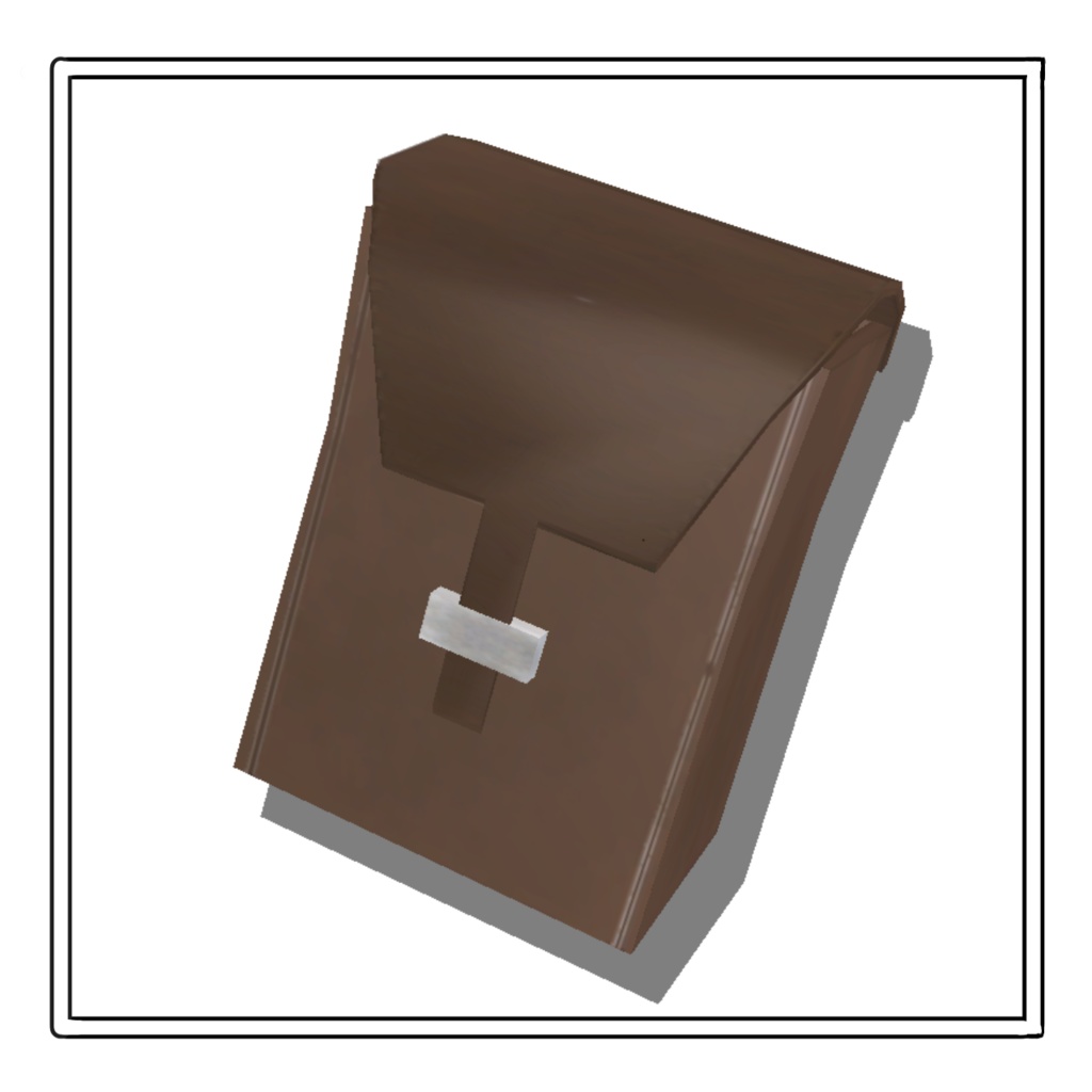 [3Dモデル]pouch -ポーチ-【汎用】