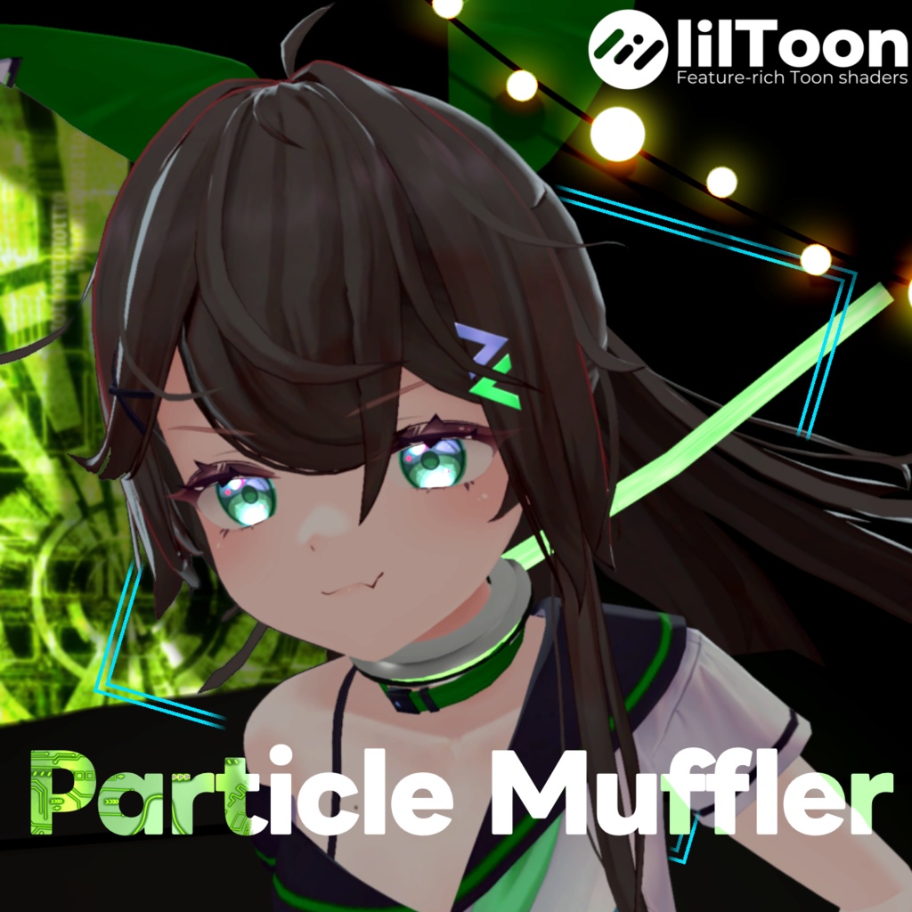 [MA対応]Particle Muffler & Bracelet【汎用】