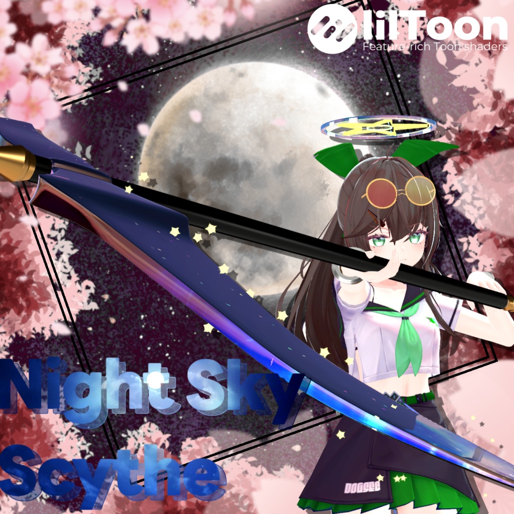 [MA対応パーティクル付き] 夜空の鎌-Night Sky Scythe-【汎用】