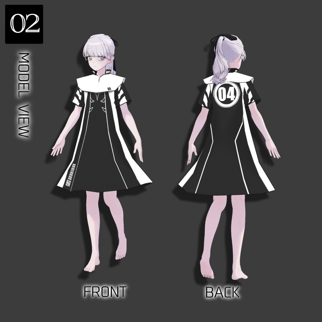 【🎉✨販売記念セール ✨🎉】⭐Cyber Sister 【Lapwing専用】メイクアップ&アイテクスチャ&衣装セット⭐