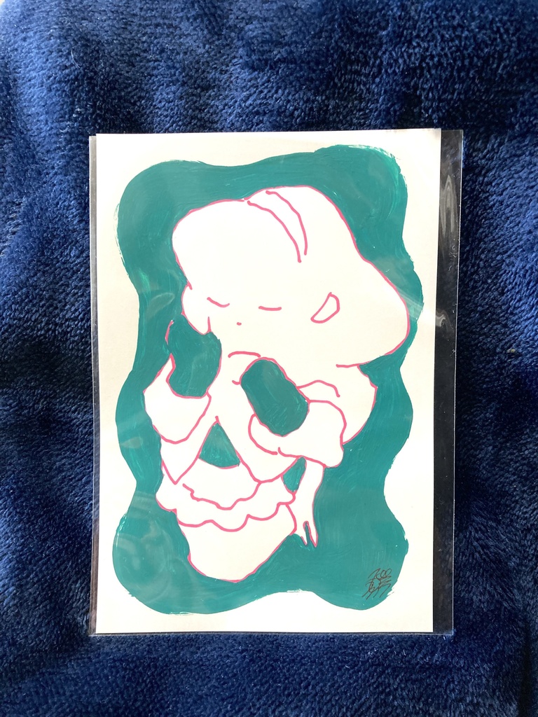 【数量限定】どくろとおんな・受注生産+おまけシール2枚