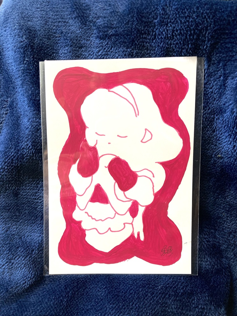 【数量限定】どくろとおんな・受注生産+おまけシール2枚