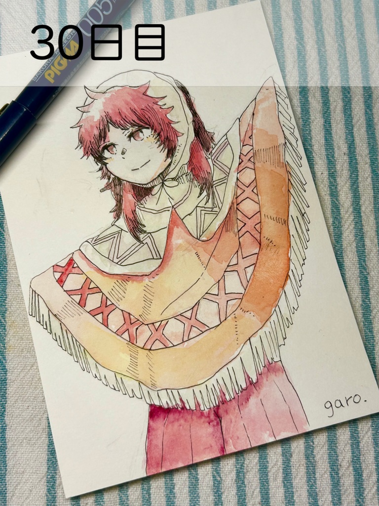 【原画】毎日ペン画 21~40日目