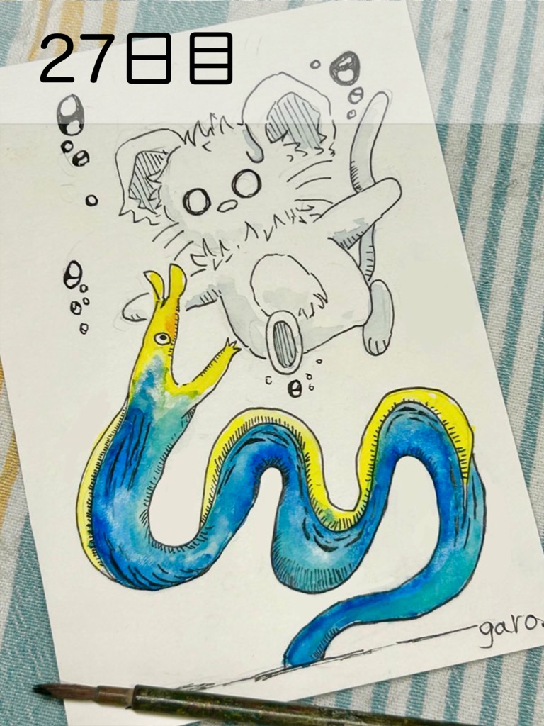 【原画】毎日ペン画 21~40日目