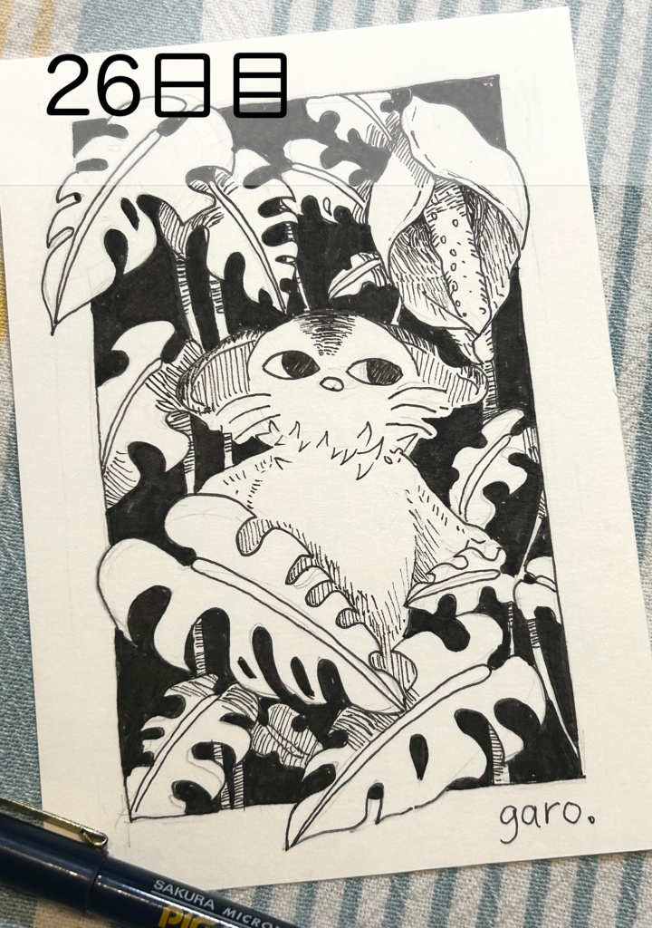 【原画】毎日ペン画 21~40日目