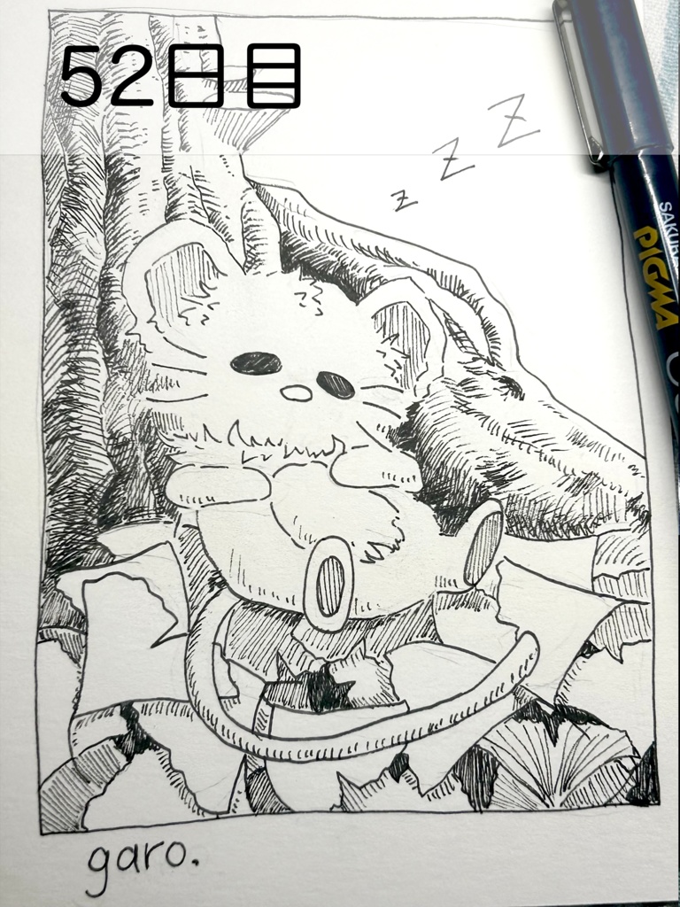 【原画】毎日ペン画41~60日目