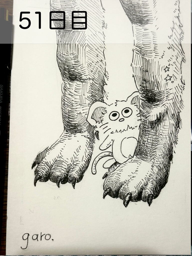 【原画】毎日ペン画41~60日目