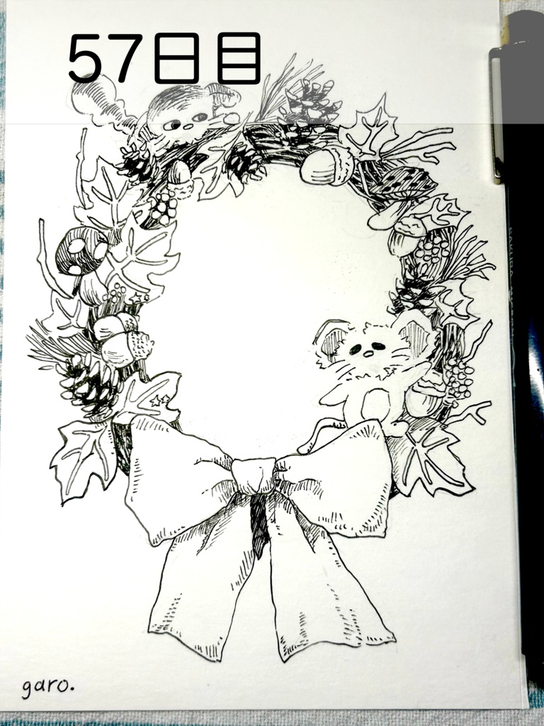 【原画】毎日ペン画41~60日目