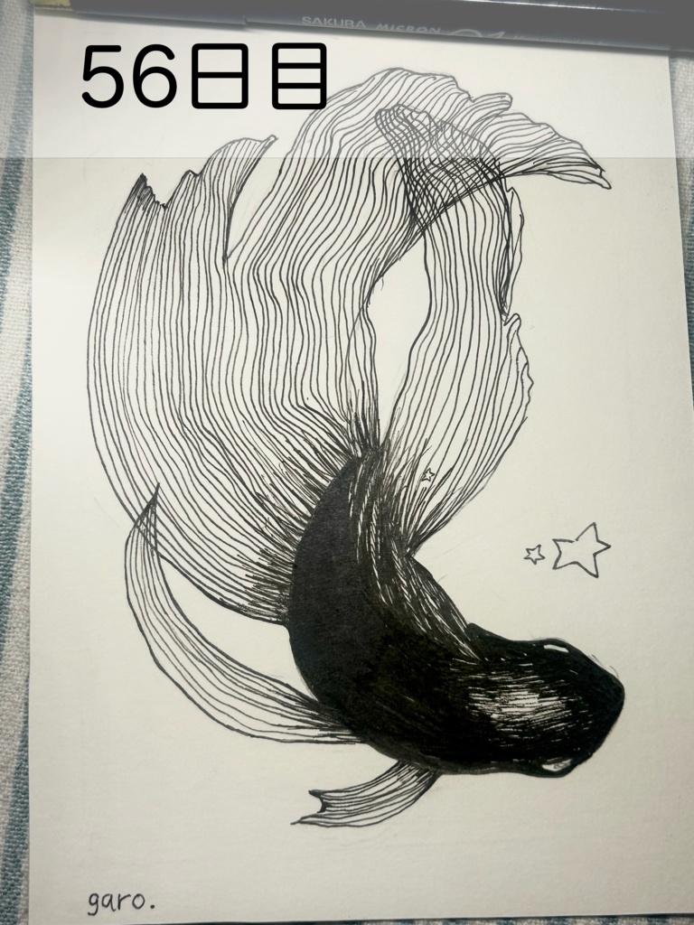【原画】毎日ペン画41~60日目