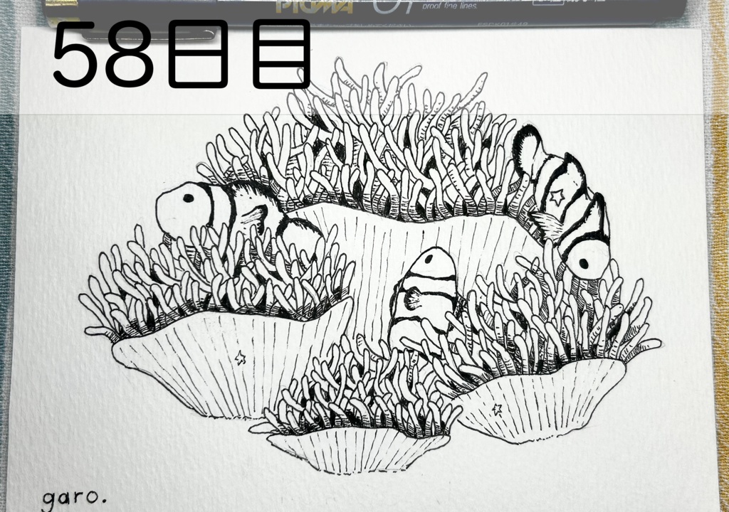 【原画】毎日ペン画41~60日目