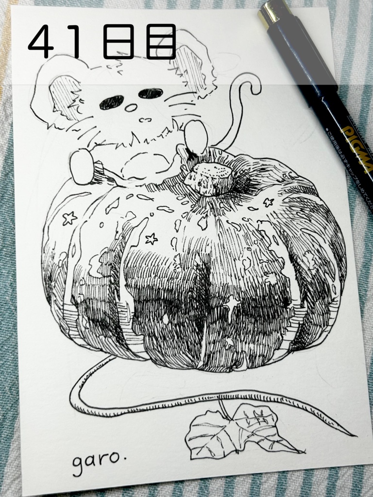 【原画】毎日ペン画41~60日目