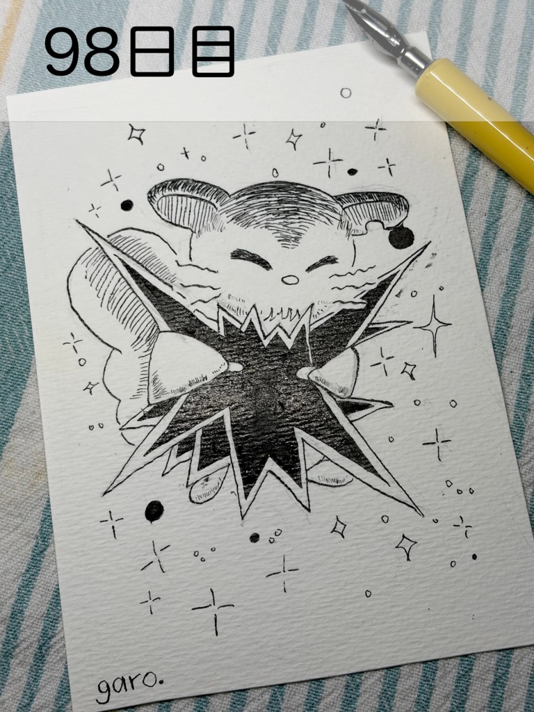 【原画】毎日ペン画81~100日目