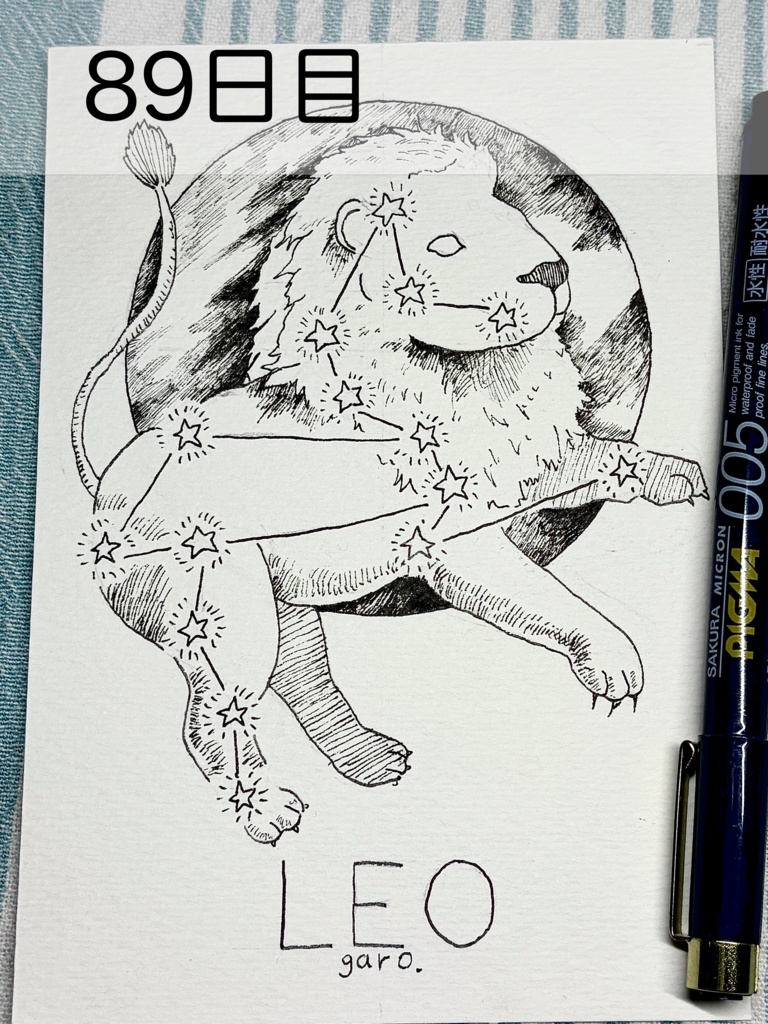 【原画】毎日ペン画81~100日目