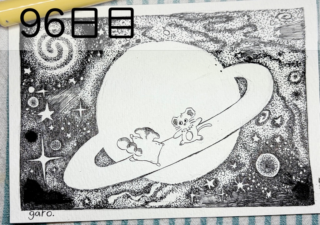 【原画】毎日ペン画81~100日目