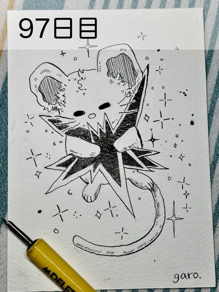 【原画】毎日ペン画81~100日目
