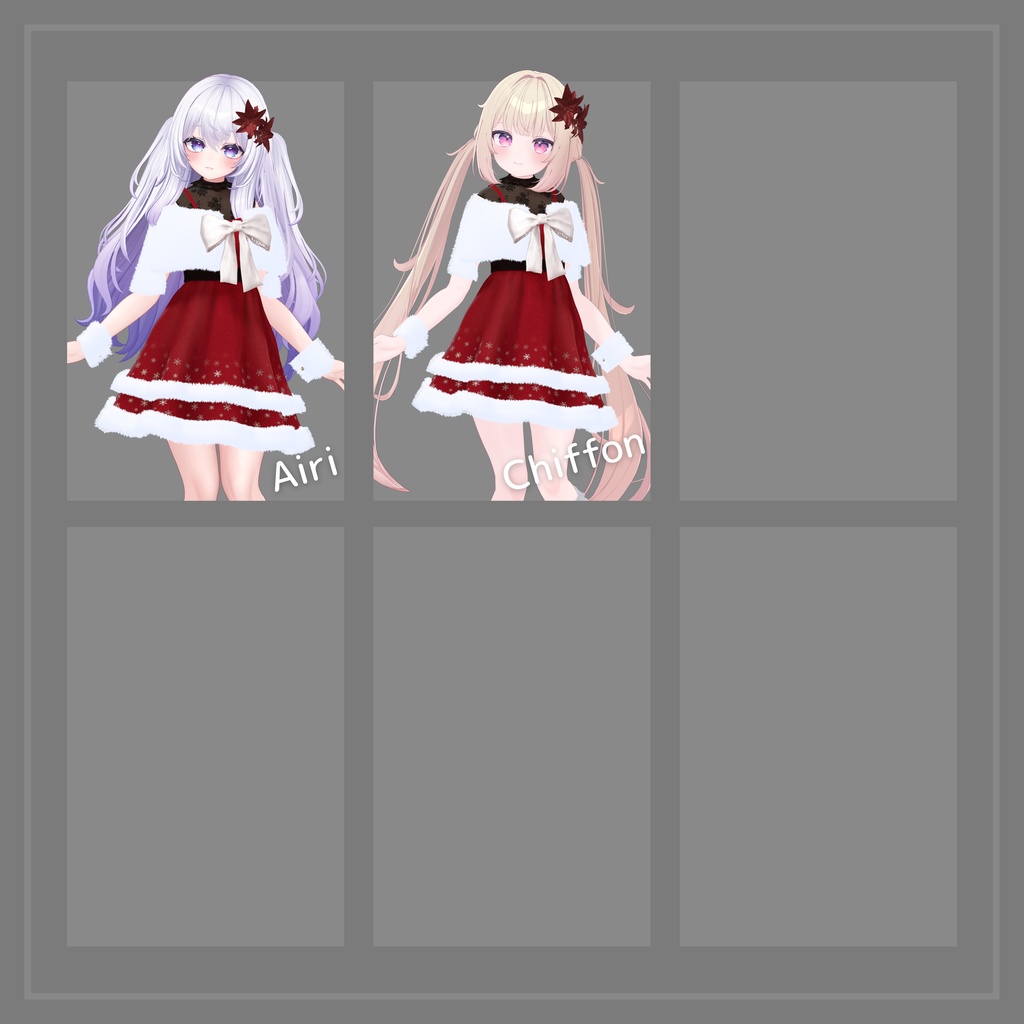 【VRC衣装】Noel CapeDress