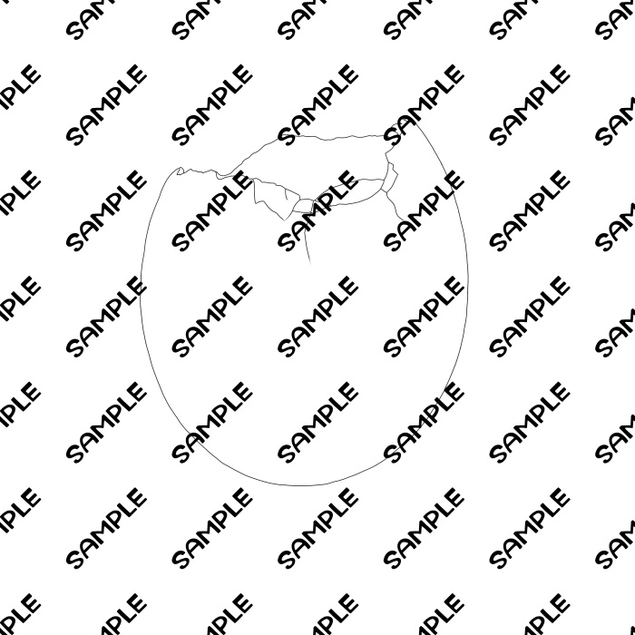 卵の殻 線画素材・商用利用OK