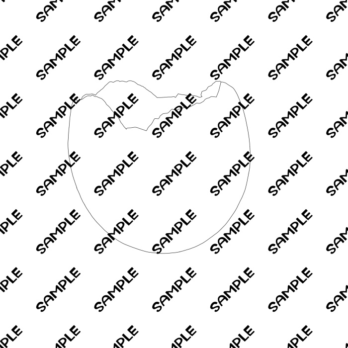 卵の殻 線画素材・商用利用OK