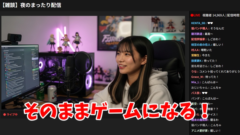 問題だらけの雑談配信ゲーム!