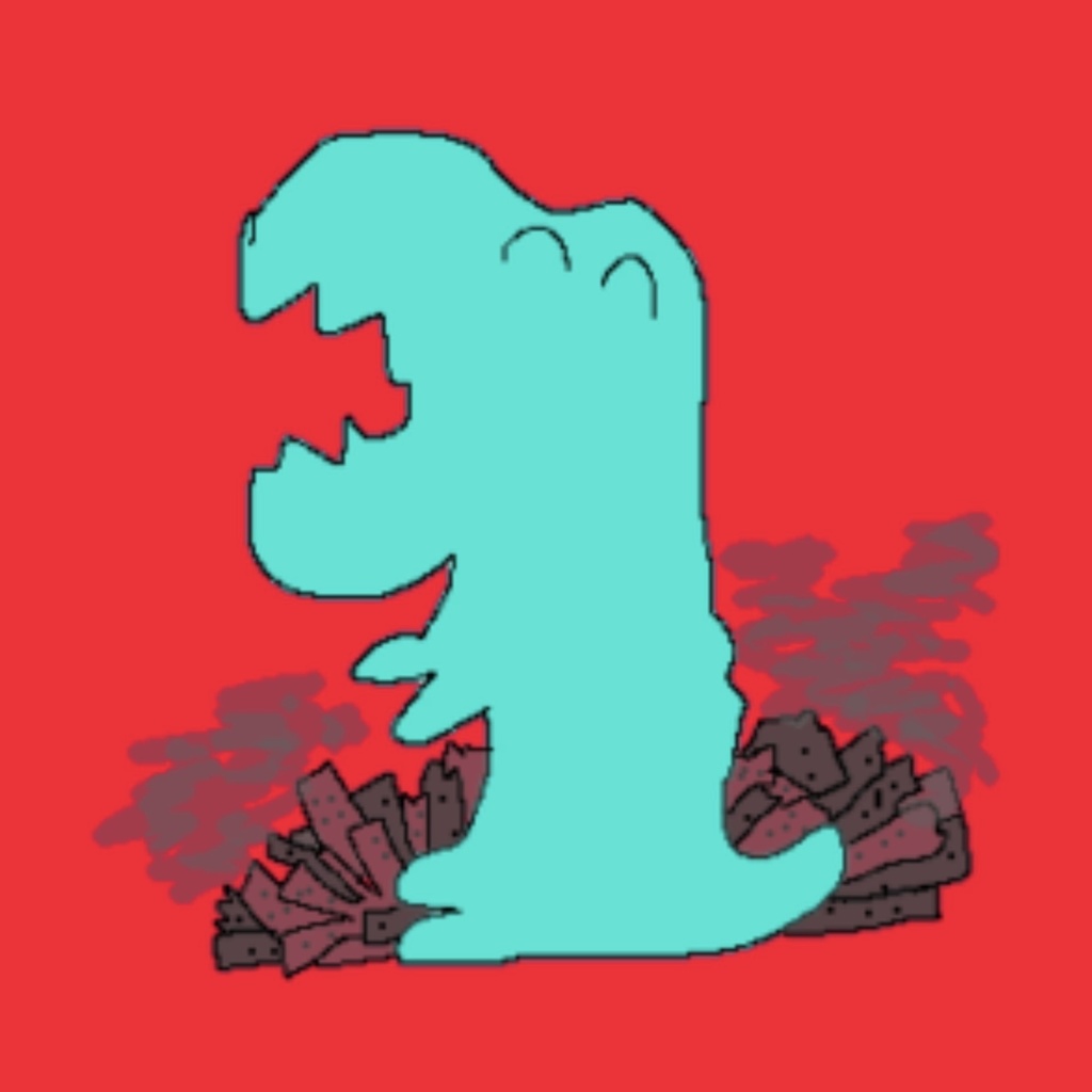 怪獣ステッカー