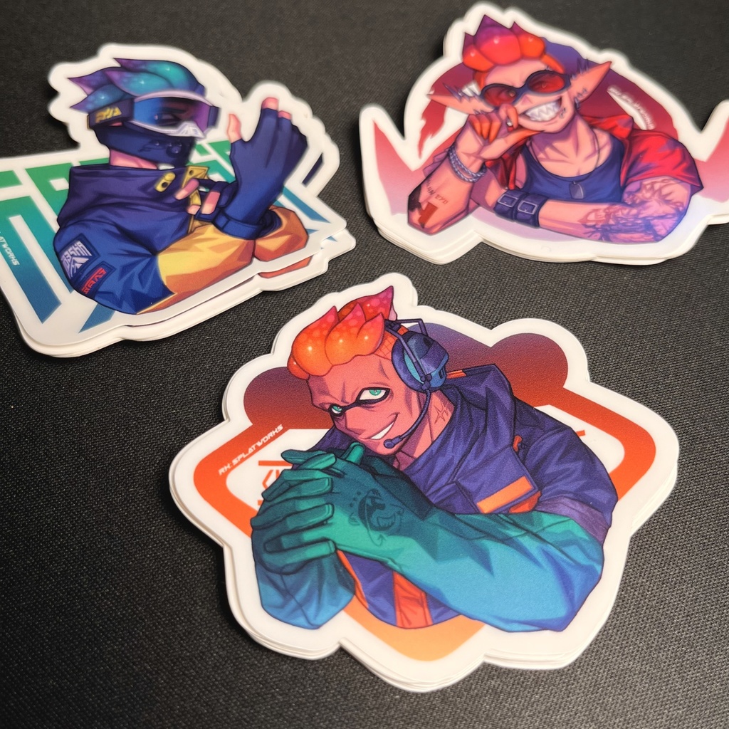 ダイカットステッカー 3種セット