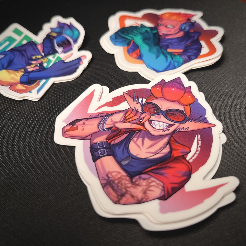 ダイカットステッカー 3種セット