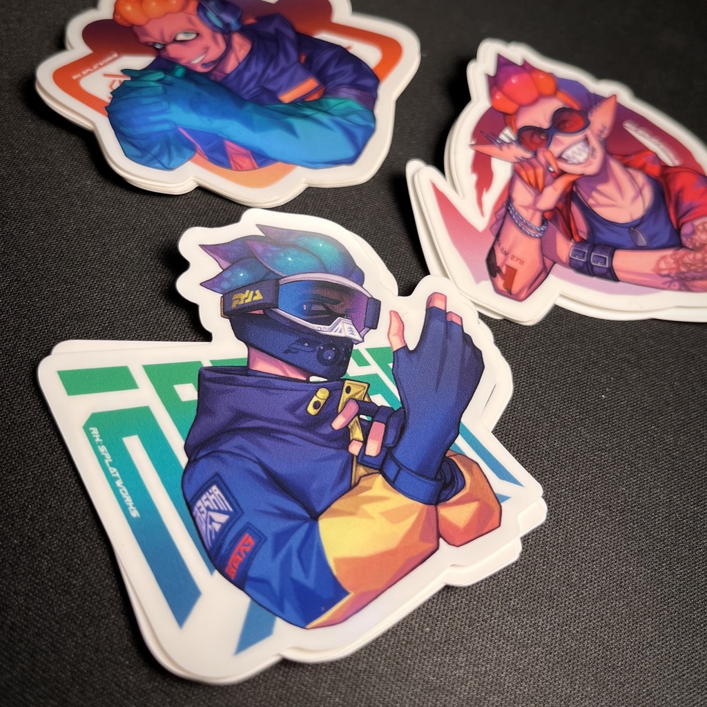 ダイカットステッカー 3種セット