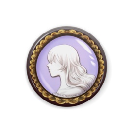 カメオ風缶バッジ