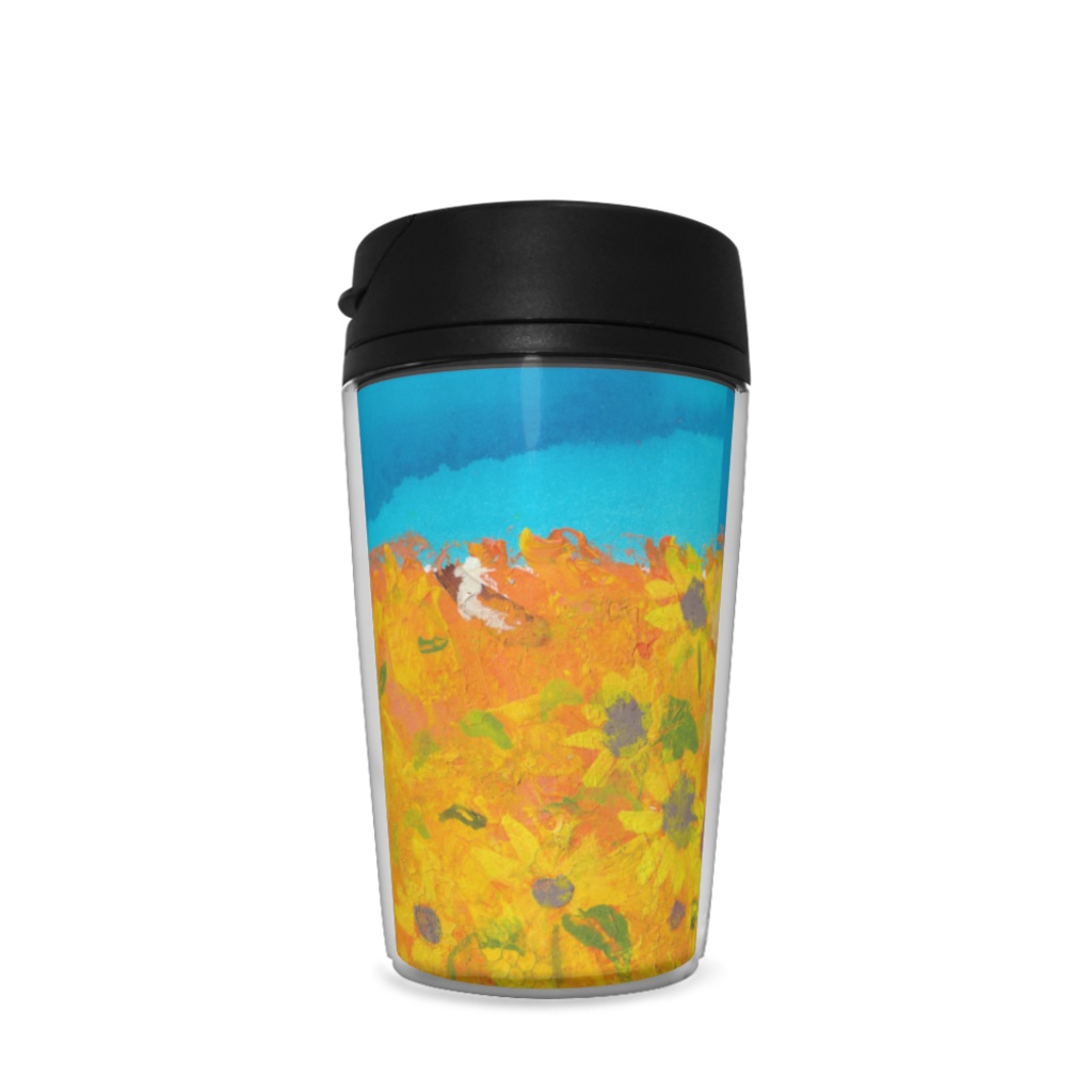 タンブラー【蒼天】 ひまわり畑