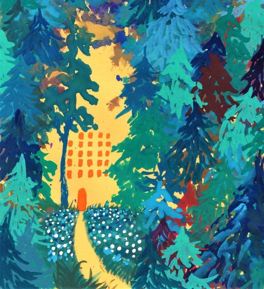 原画 【もりのホテル】