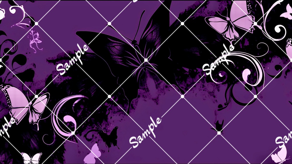 【背景素材】紫蝶#22
