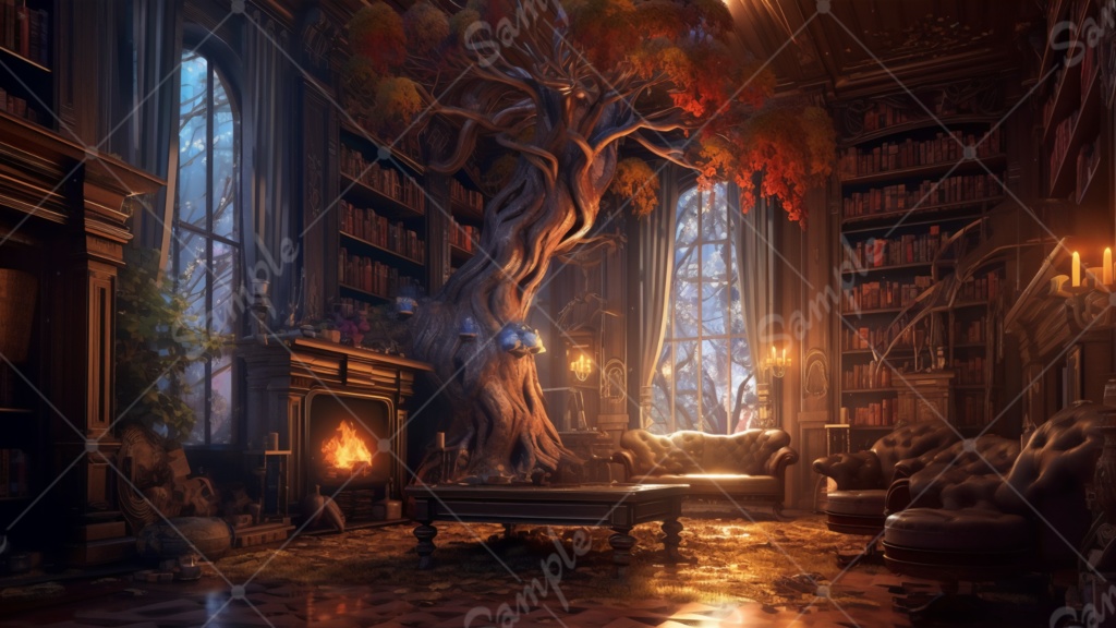 【背景素材】魔術師部屋#62