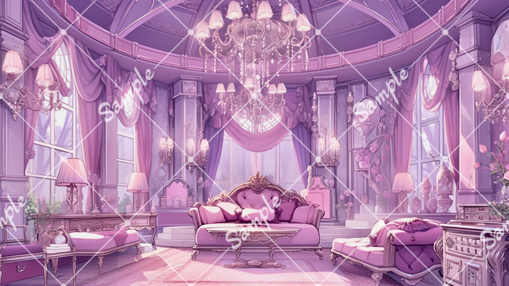 【背景素材】お姫様#68