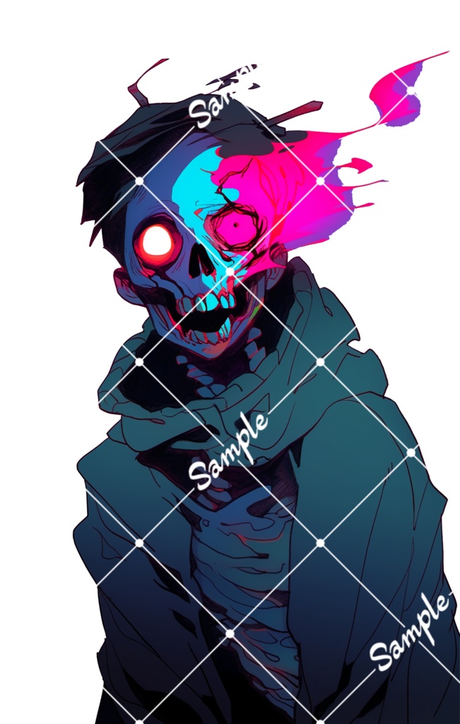 【TRPG・ゲーム素材】ゾンビ5種類