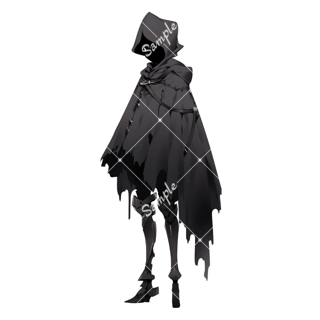 【TRPG・ゲーム素材】亡霊 5種類