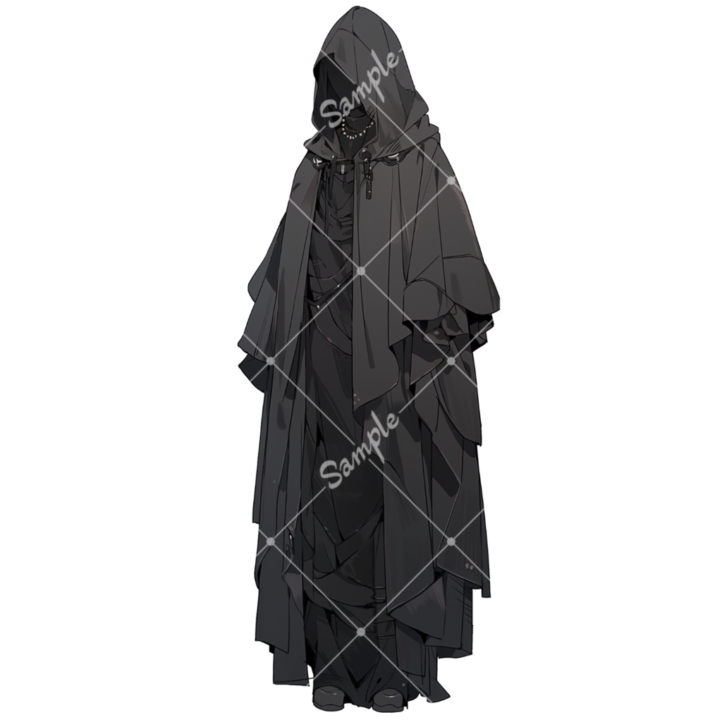 【TRPG・ゲーム素材】亡霊 5種類