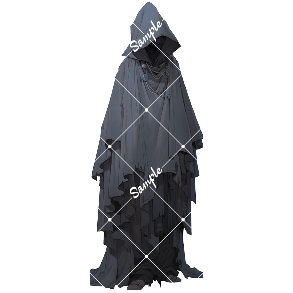 【TRPG・ゲーム素材】亡霊 5種類