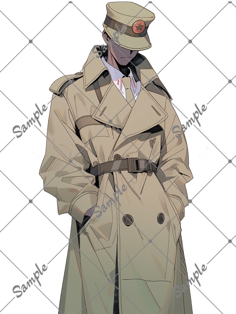 【TRPG・ゲーム素材】何か企む刑事 5種類