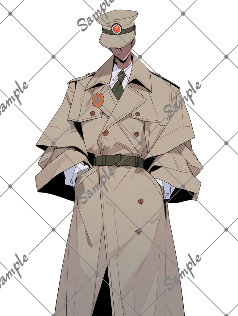 【TRPG・ゲーム素材】何か企む刑事 5種類