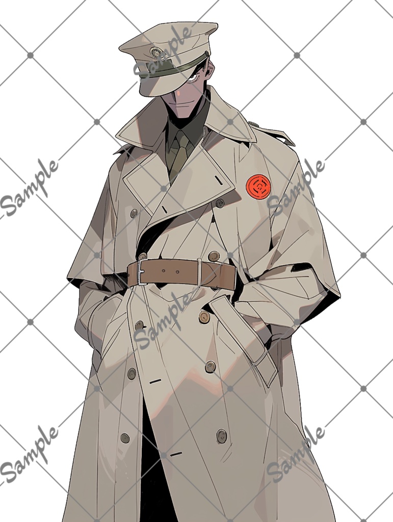 【TRPG・ゲーム素材】何か企む刑事 5種類