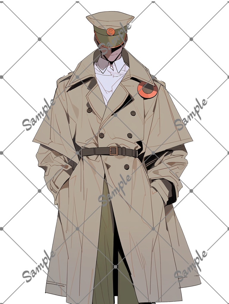 【TRPG・ゲーム素材】何か企む刑事 5種類