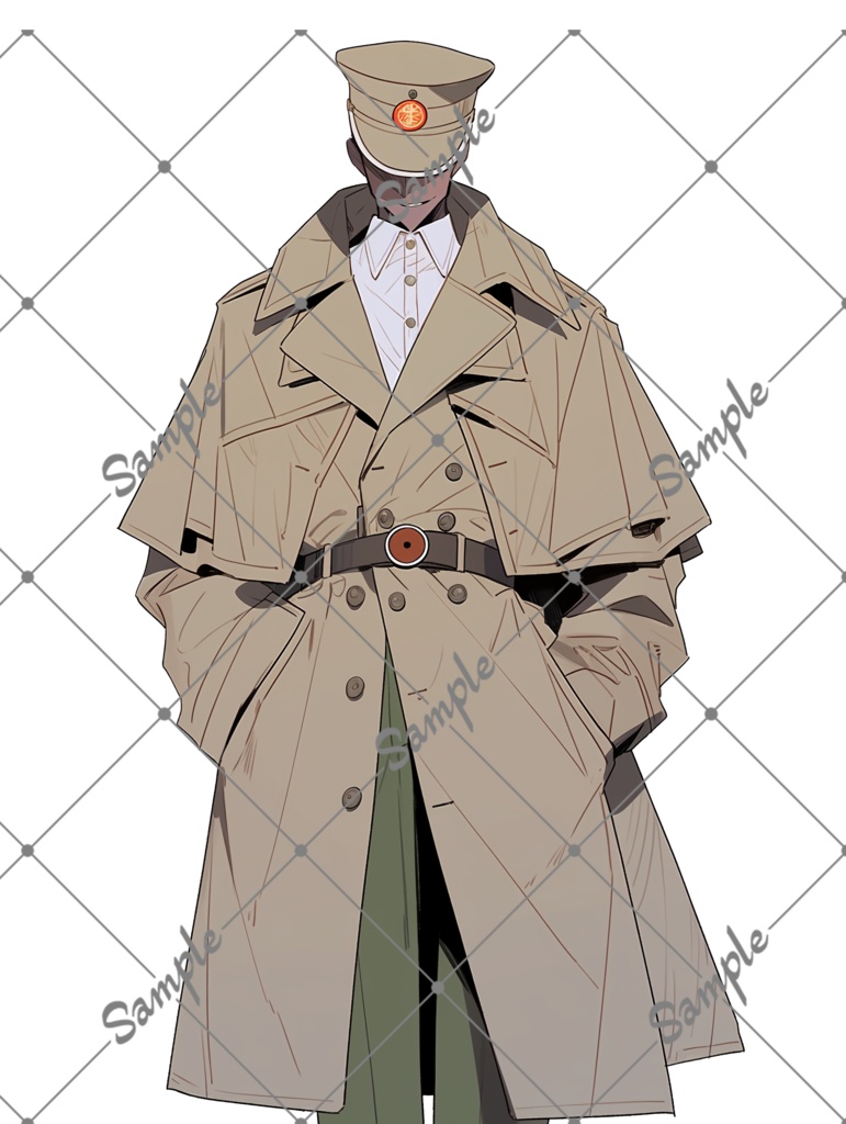 【TRPG・ゲーム素材】何か企む刑事 5種類