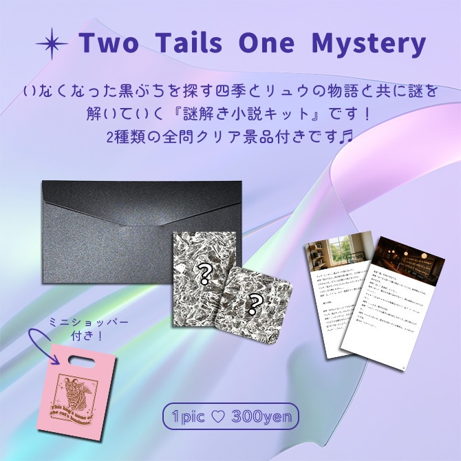 【FCT VEGA】謎解き小説キット｜Two Tails One Mystery