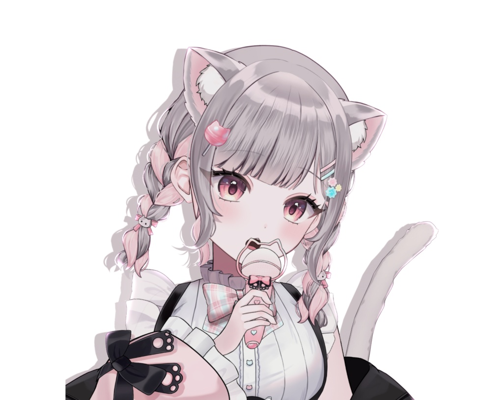 限定1点】みつあみねこの女の子♥ - tt555 - BOOTH