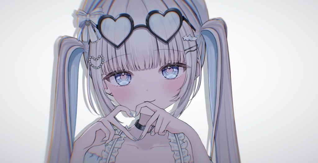 【限定一点】♥水色×黒の女の子♥【VTS対応】