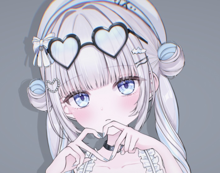 【限定一点】♥水色×黒の女の子♥【VTS対応】