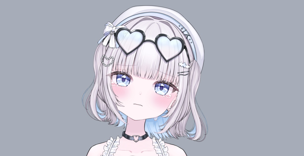 【限定一点】♥水色×黒の女の子♥【VTS対応】