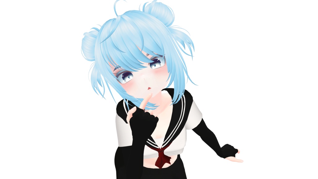 [Porybase] SchoolGirl Sailor Uniform - HimeVR ️ - BOOTH
